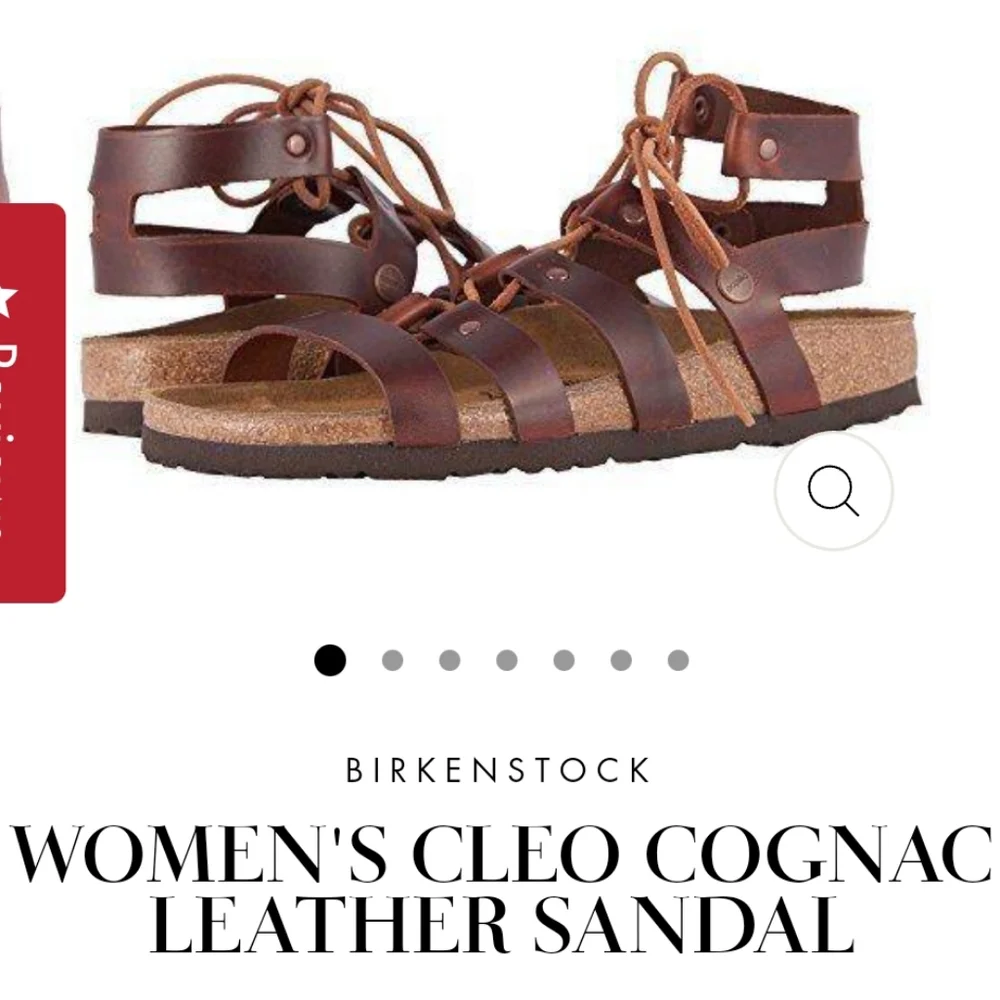 EUC Birkenstocks Papillio Cleo Cognac
